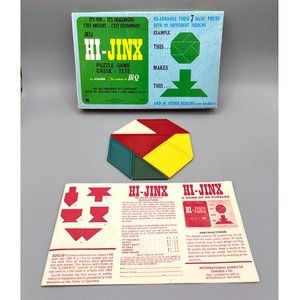 Hi-Jinx Vintage 1960’s Game of 92 Puzzles To Test Your Skill